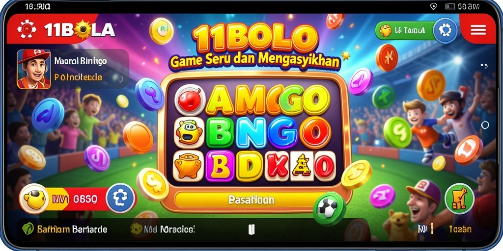 Tampilan gameplay Bingo yang menarik di 11BOLA.