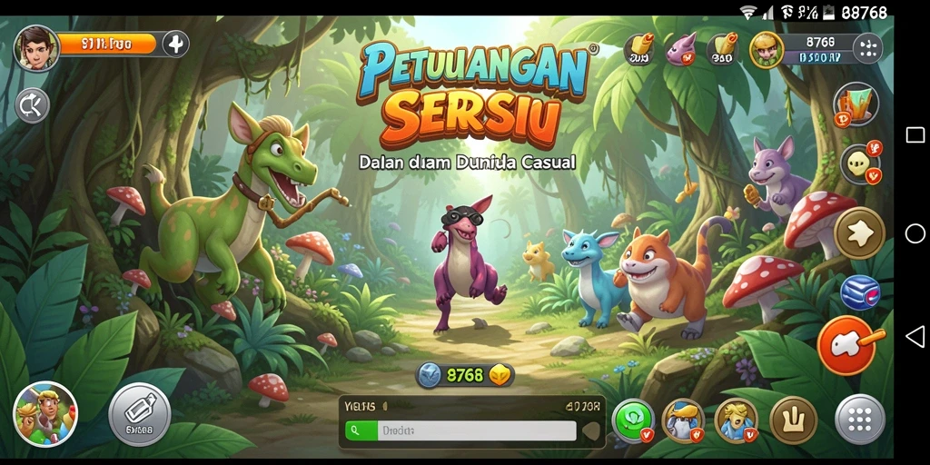 Screenshot gameplay 8768 yang seru dan penuh warna.