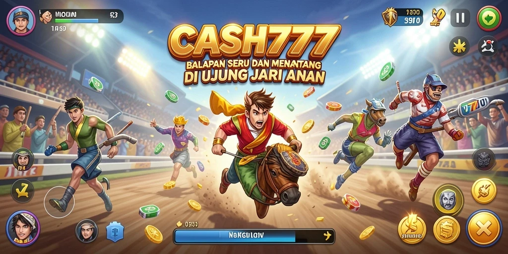 Tampilan gameplay seru dan menantang dalam CASH777.