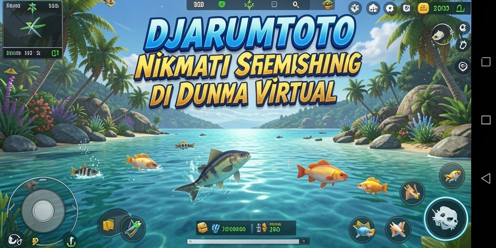 Tampilan gameplay Fishing yang seru di DJARUMTOTO.