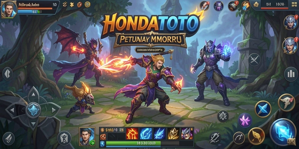 Screenshot gameplay HONDATOTO menampilkan aksi seru di dunia MMORPG.
