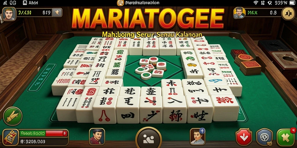 Tampilan gameplay MARIATOGEL yang menarik dan menantang.