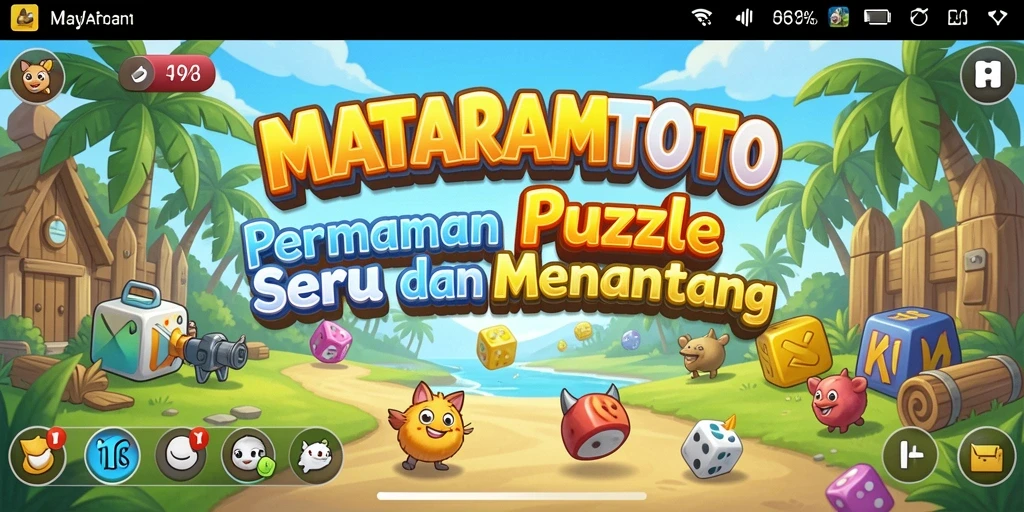 Gameplay seru MATARAMTOTO dengan kombinasi warna-warni.
