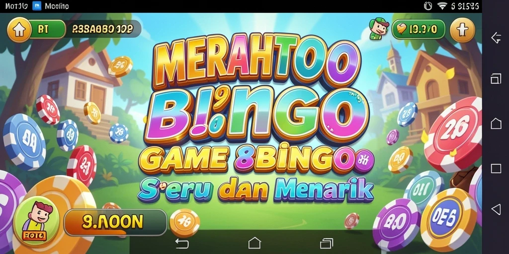 Tangkapan layar gameplay seru dari MERAHTOTO dengan elemen Bingo yang menarik.