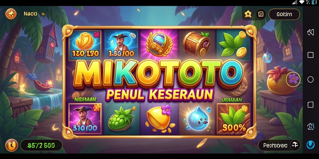 Tampilan utama gameplay slot MIKOTOTO dengan berbagai mesin.