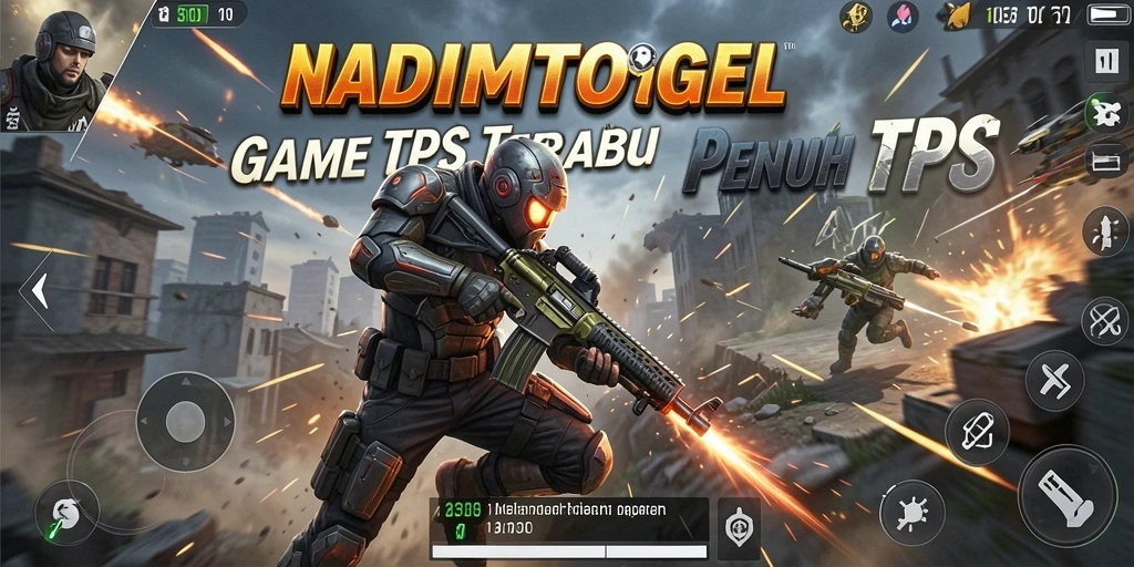 Tampilan seru dalam gameplay NADIMTOGEL dengan aksi tembak-menembak yang intens.
