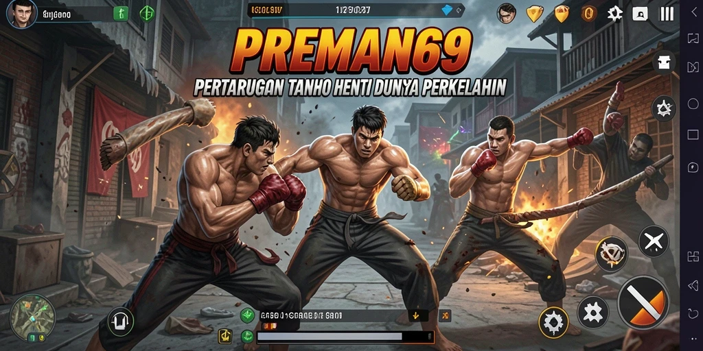 Tampilan seru dari pertempuran di PREMAN69.