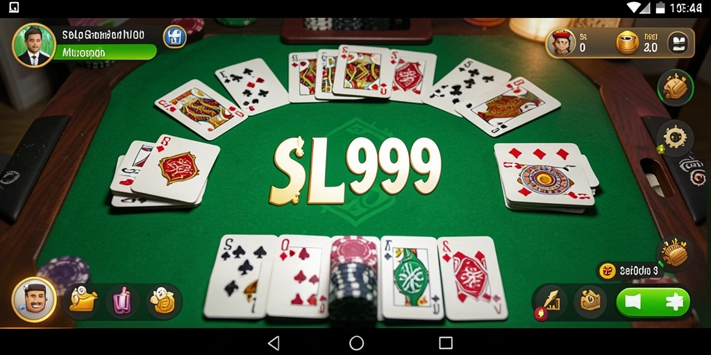 Tampilan gameplay menarik dari permainan Gaple SL999.