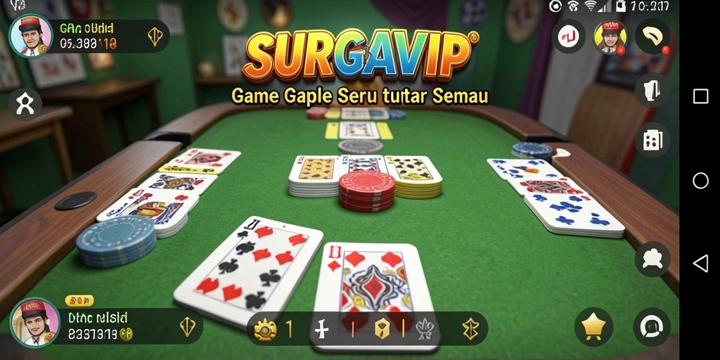 Tampilan menarik dalam gameplay Gaple SURGAVIP yang mengasyikkan.