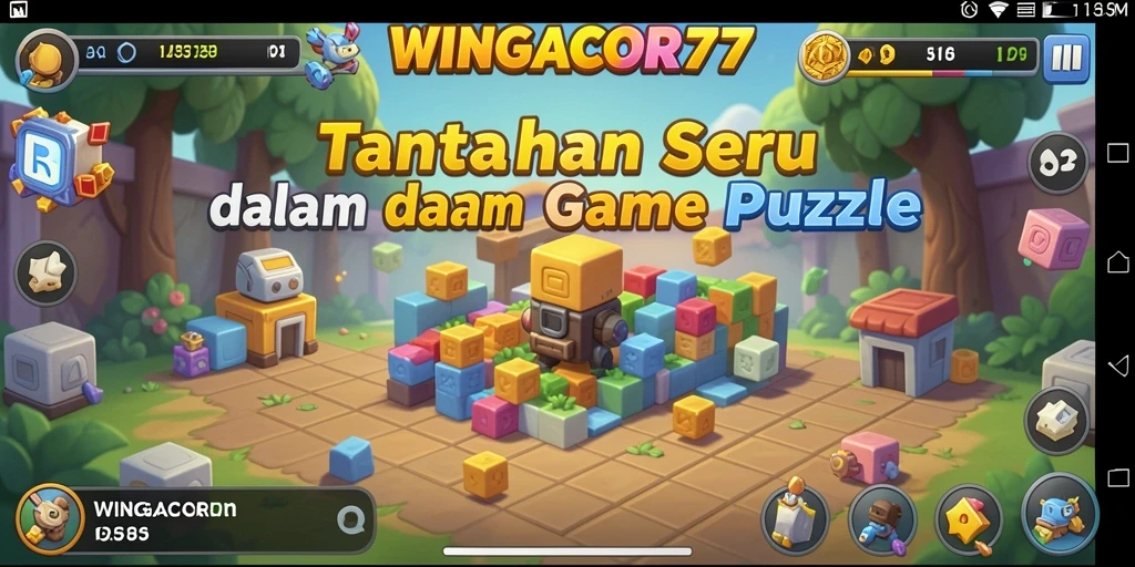 Tampilan gameplay seru dan menantang di WINGACOR77.