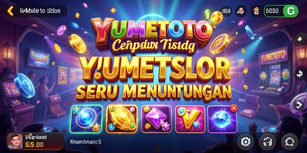 Tampilan menawan dari permainan Slot YUMETOTO yang penuh warna.